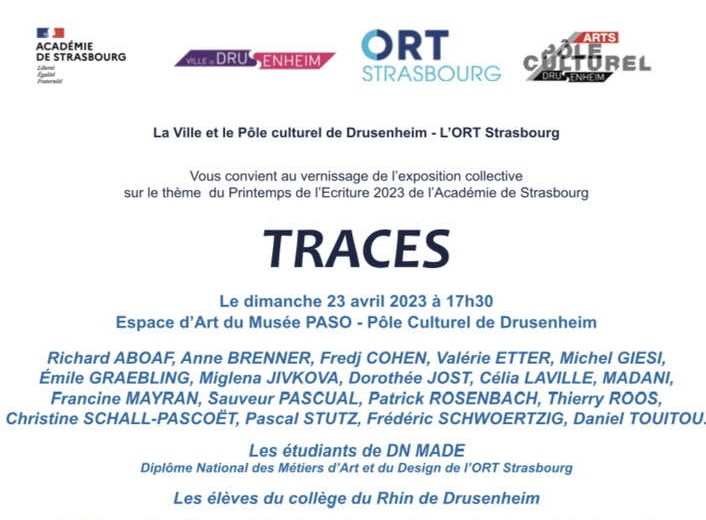 DRUSENHEIM. Traces. Exposition collective